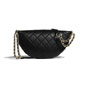 Chanel Gold Tone Metal Black Waist Bag AS1581 B02377 94305 - thumb-2