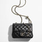 Chanel Lambskin enamel gold Black Mini Flap Bag AS1786 B09985 94305 - thumb-3