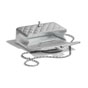 Chanel Metallic Grained Calfskin Silver Mini Flap Bag AS2431 B05576 45002 - thumb-3