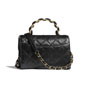 Chanel Crumpled Lambskin Black Mini Flap Bag AS2477 B05514 94305 - thumb-2
