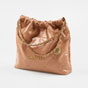Chanel 22 bag Shiny calfskin gold AS3261 B08037 NB356 - thumb-3