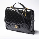 Chanel Large Backpack Patent calfskin gold AS3662 B09576 94305