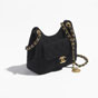 Chanel Wool jersey gold Black Small Hobo Bag AS3710 B09748 94305 - thumb-3