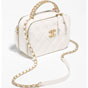 Chanel Shiny calfskin gold White Vanity Case AS3899 B10377 10601 - thumb-2