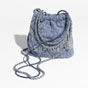 Chanel 22 mini handbag Washed denim AS3980 B16649 NY101 - thumb-2