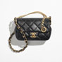 Chanel Lambskin gold Black Small Flap Bag AS4012 B10669 94305 - thumb-3