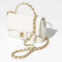 Chanel Shiny lamb gold Small Flap Bag with Top Handle AS4023 B10719 10601 - thumb-3