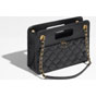 Chanel Aged calfskin gold Black Small Shopping Bag AS4037 B10726 94305 - thumb-2