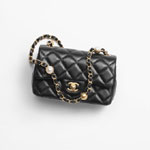 Chanel Mini flap bag Shiny lambskin AS4947 B17600 94305