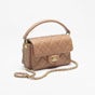 Chanel Mini Flap Bag With Top Handle Gold AS5164 B18184 NB356 - thumb-2