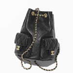 Chanel Backpack Shiny Lambskin Gold AS5310 B18791 94305