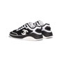 Chanel Mesh Lycra White Black Sneakers G34763 Y53288 C0229 - thumb-3