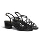 Chanel Iridescent Calfskin Black Sandal G36876 X56078 94305 - thumb-2