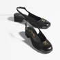 Chanel Slingbacks Wool calfskin black G45768 B17122 94305 - thumb-2