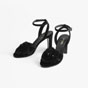 Chanel Sandals Velvet black G45927 B17944 94305 - thumb-2