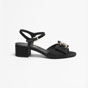 Chanel Sandals Grosgrain Strass Metal G46020 B18364 94305 - thumb-2