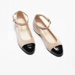 Chanel Mary Janes Suede Calfskin G46024 B18477 NAACQ