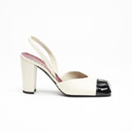 Chanel Slingbacks Lambskin patent calfskin G47204 B24273 U9754