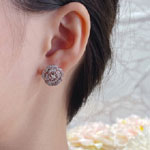Chanel Bouton de Camelia earrings J12072