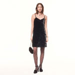 Chanel Dress Mixed fibers velvet silk P78003 V69975 94305