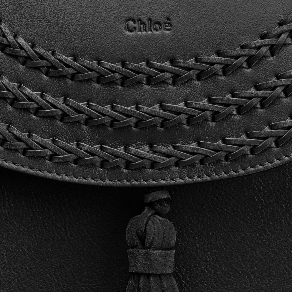 Chloe Small Hudson bag Smooth calfskin black 3S1219-H68-001 - Photo-3