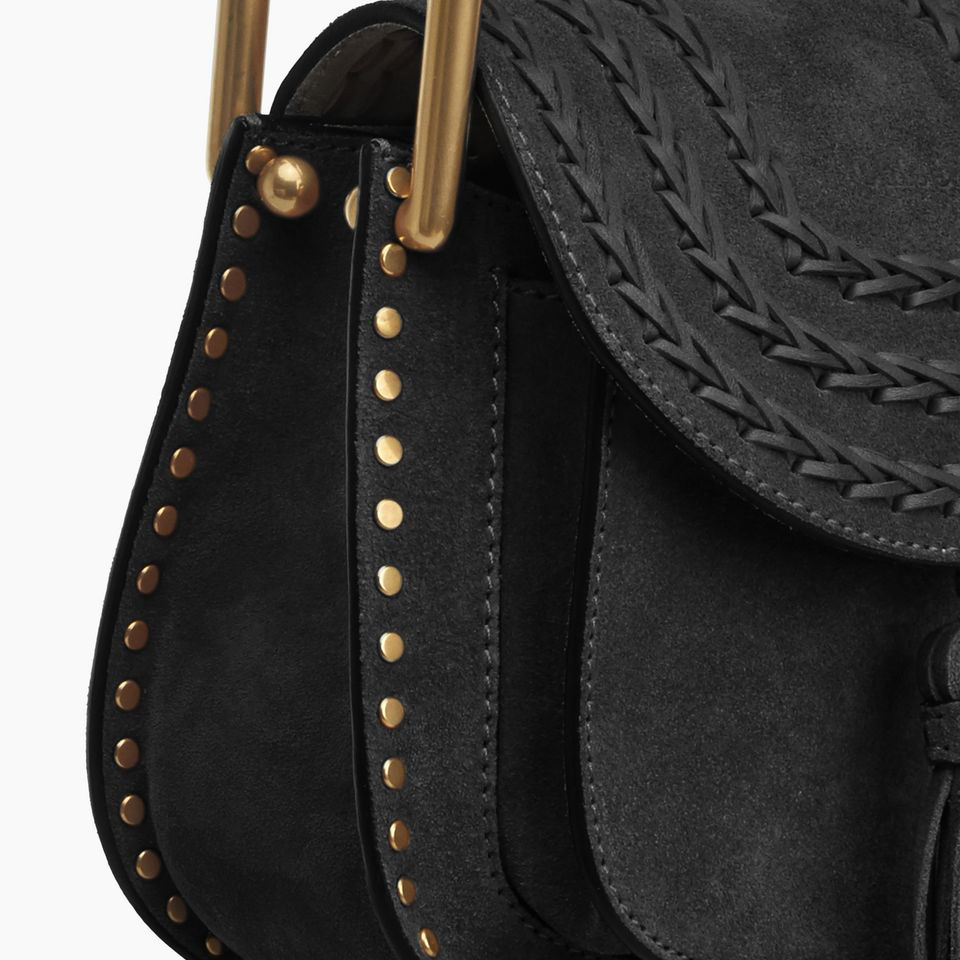 Chloe Mini Hudson bag Suede calfskin black 3S1220-H67-001 - Photo-4