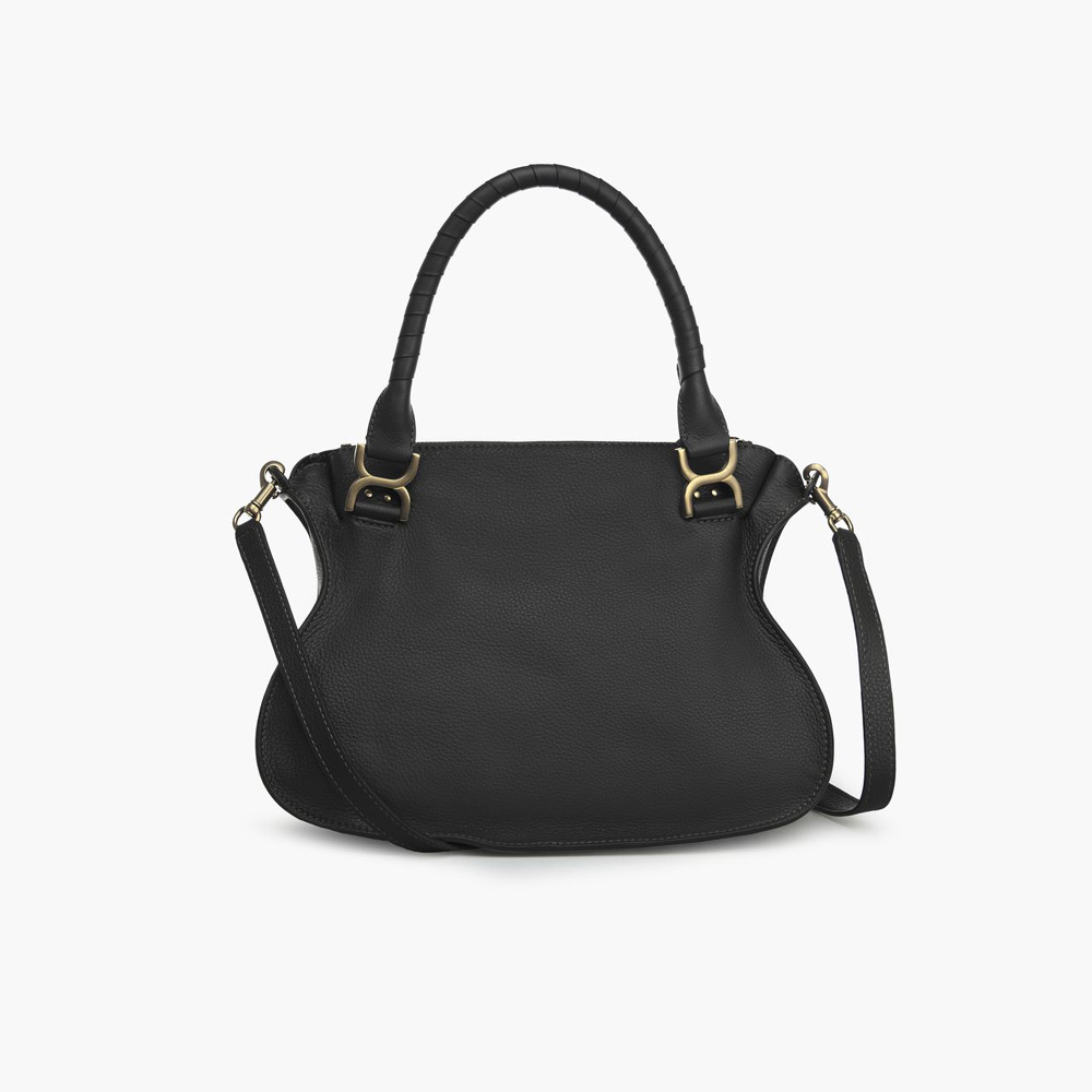 Chloe Marcie handbag Grained calfskin black 3S0860-161-001 - Photo-2