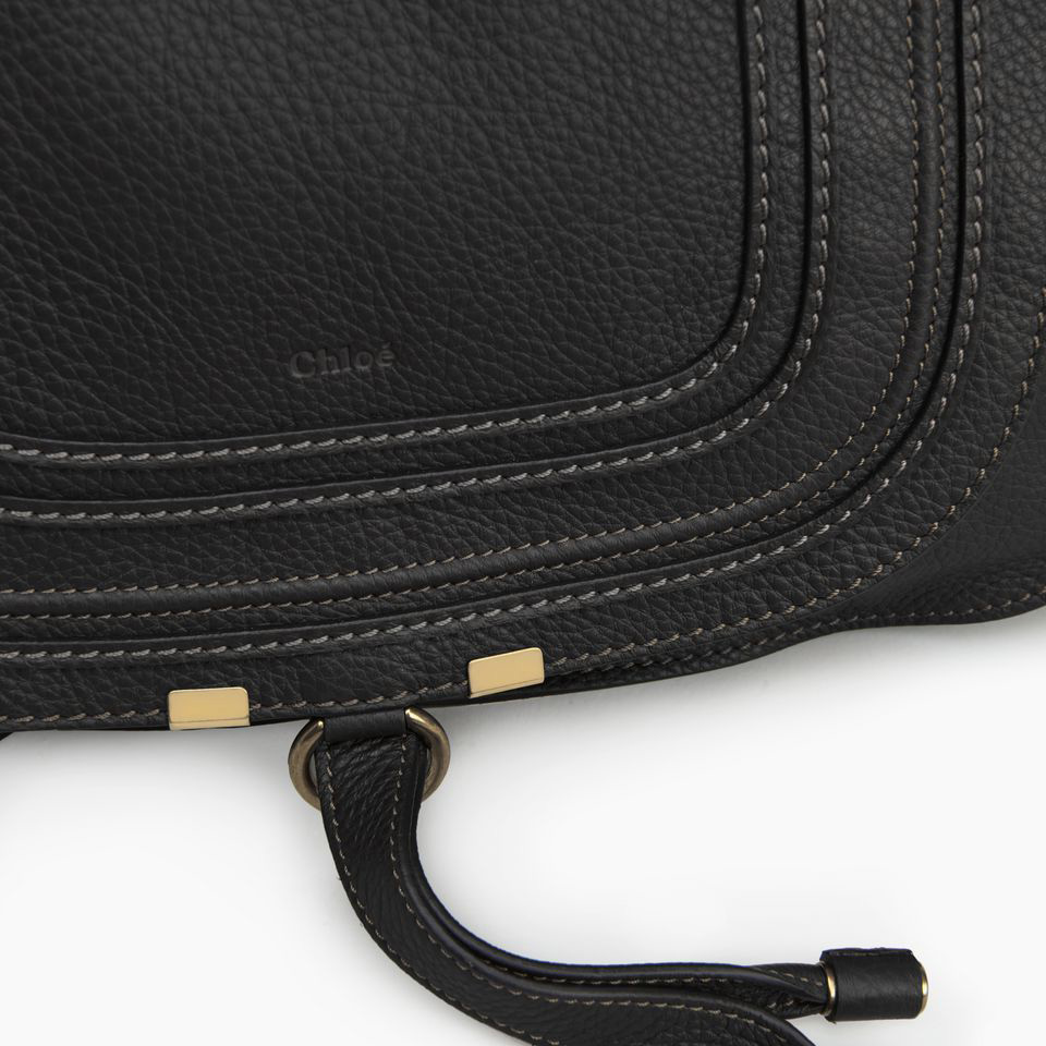 Chloe Marcie handbag Grained calfskin black 3S0860-161-001 - Photo-3