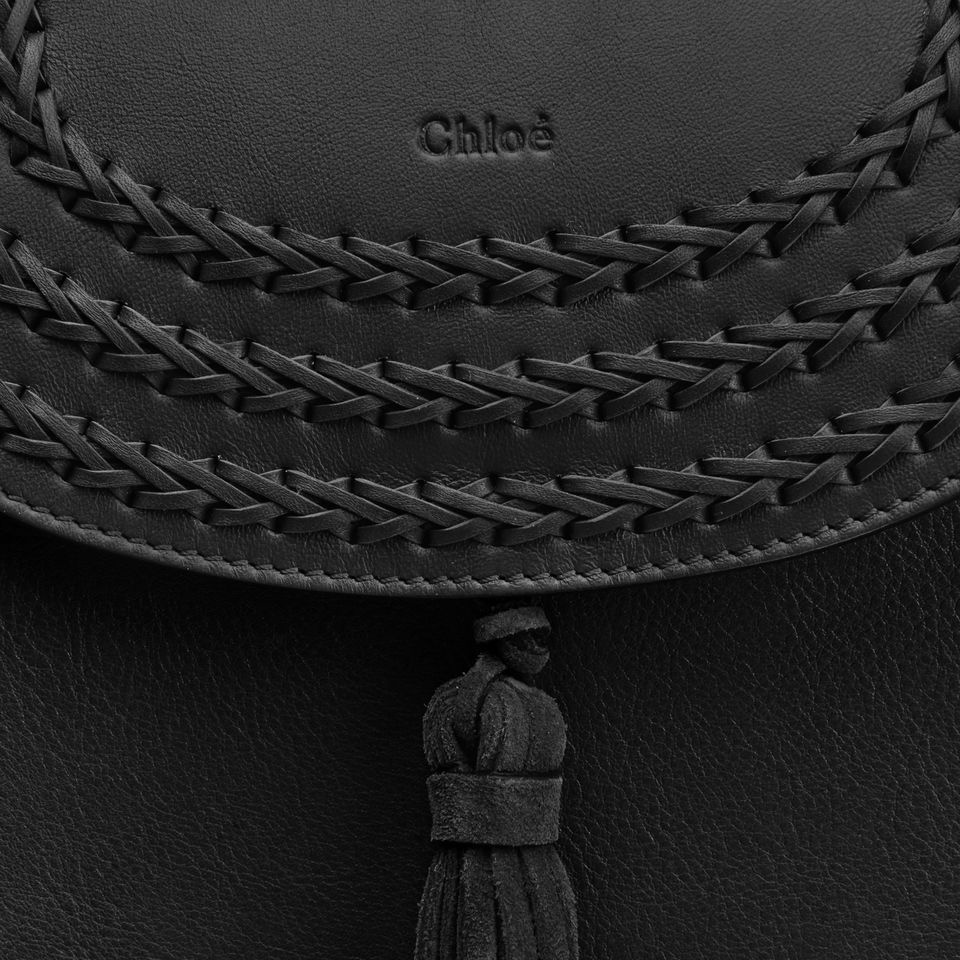 Chloe Hudson bag Smooth calfskin with suede calfskin black 3S1218-H68-001 - Photo-3