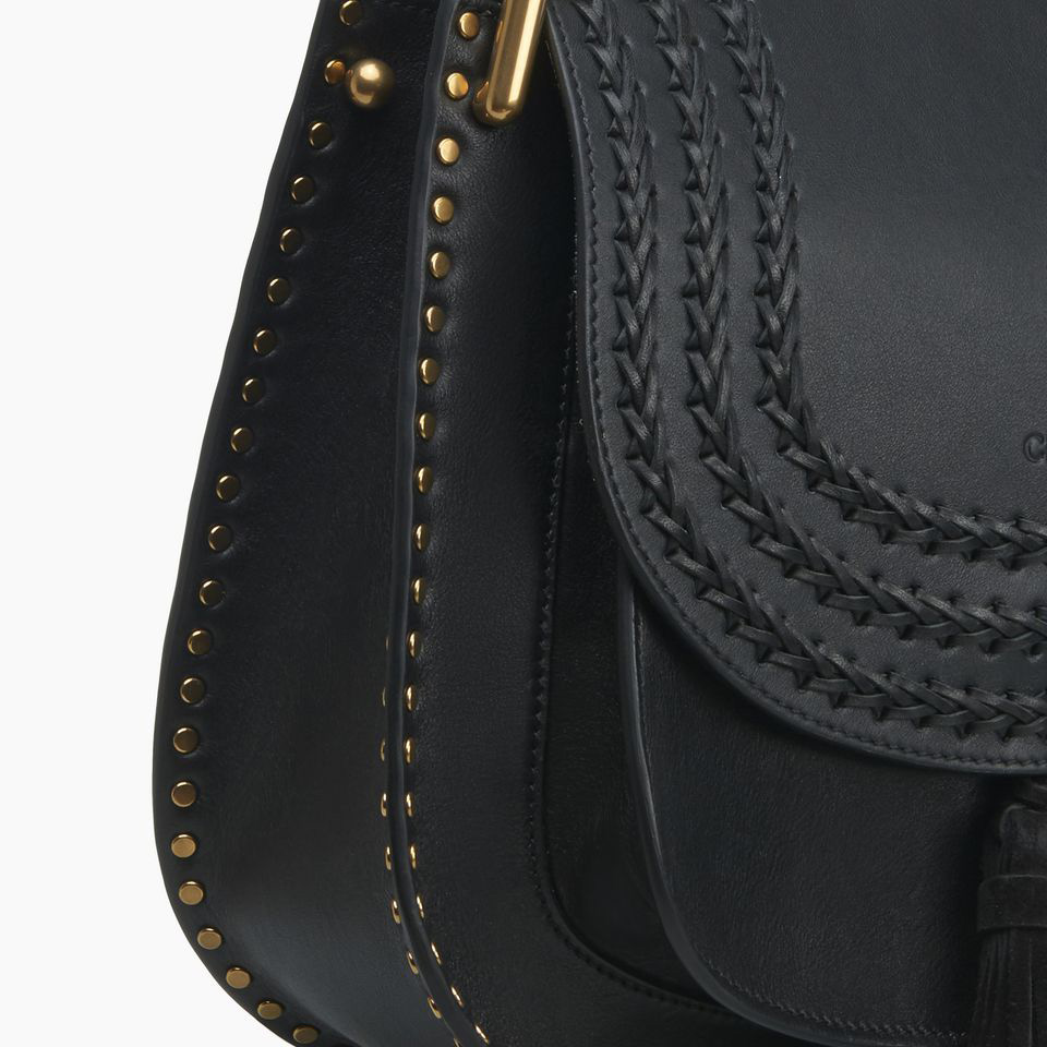 Chloe Hudson bag Smooth calfskin with suede calfskin black 3S1218-H68-001 - Photo-4