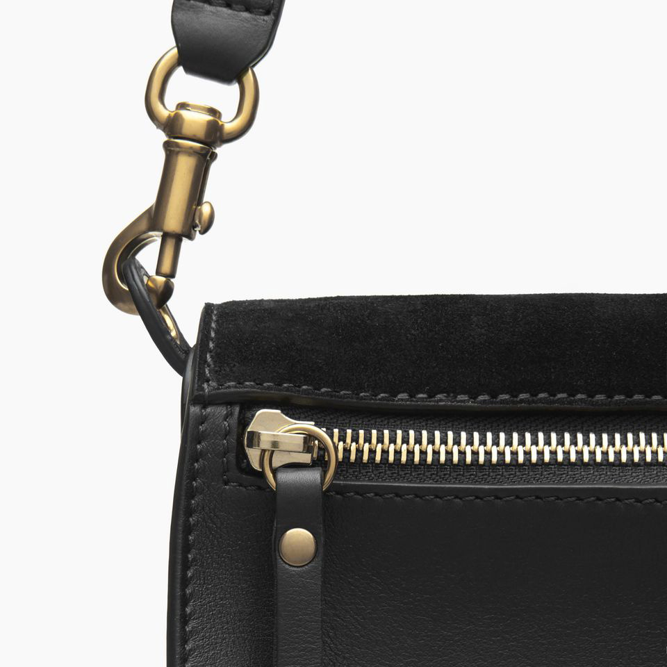 Chloe Mini Kurtis bag Suede smooth calfskin black 3S1239-H51-001 - Photo-3