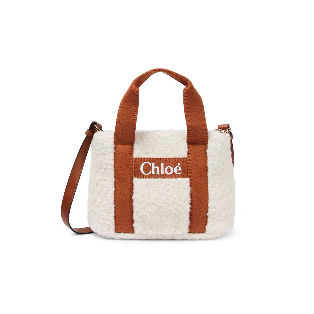 Chloe Small Woody shearling Bag CHC24AS397K8620H