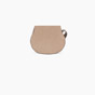 Chloe Mini Marcie round saddle bag in motty grey suede calfskin 3P0580-H67-B79 - thumb-2