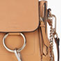Chloe Mini Faye backpack in smooth suede calfskin 3S1232-HEU-NR270 - thumb-3
