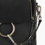 Chloe Small Faye backpack in black calfskin 3S1233-HEU-001 - thumb-3