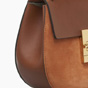 Chloe Drew shoulder bag Suede smooth calfskin classic tobacco 3S1031-H5I-BBN - thumb-4