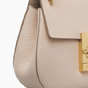 Chloe Mini Drew shoulder bag Small grain calfskin cement pink 3S1032-944-B59 - thumb-4