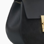 Chloe Drew shoulder bag Suede smooth calfskin black 3S1031-H5I-001 - thumb-4
