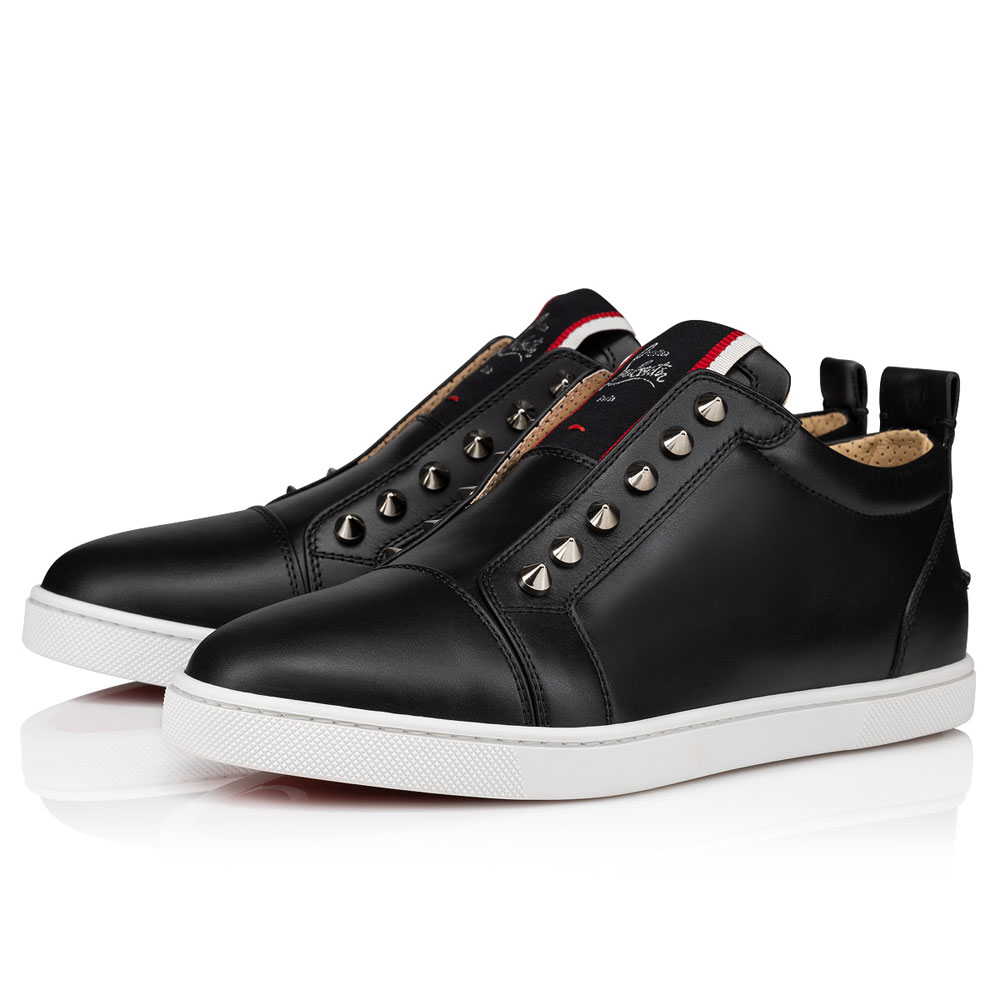 Christian Louboutin FAV Fique A Vontade Sneakers Calf leather Black 1230950BK01