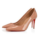 Christian Louboutin Sporty Kate 85mm Pumps Soft patent calf Nude 1221056N295