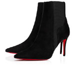 Christian Louboutin Chelsea Chick Booty 85mm Low boots Veau Black 1230542BK01