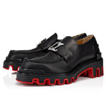 Christian Louboutin CL Moc Dune Loafers Calf leather Black 1230665BK01