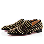 Christian Louboutin Dandelion Spikes 000 Velvet Shoes 3160933B652