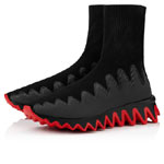 Christian Louboutin Sharky Sock man Sneakers Mesh Black 3221229BK01