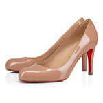 Christian Louboutin Pumppie 85mm Pumps Patent calf leather Nude 3231074N295