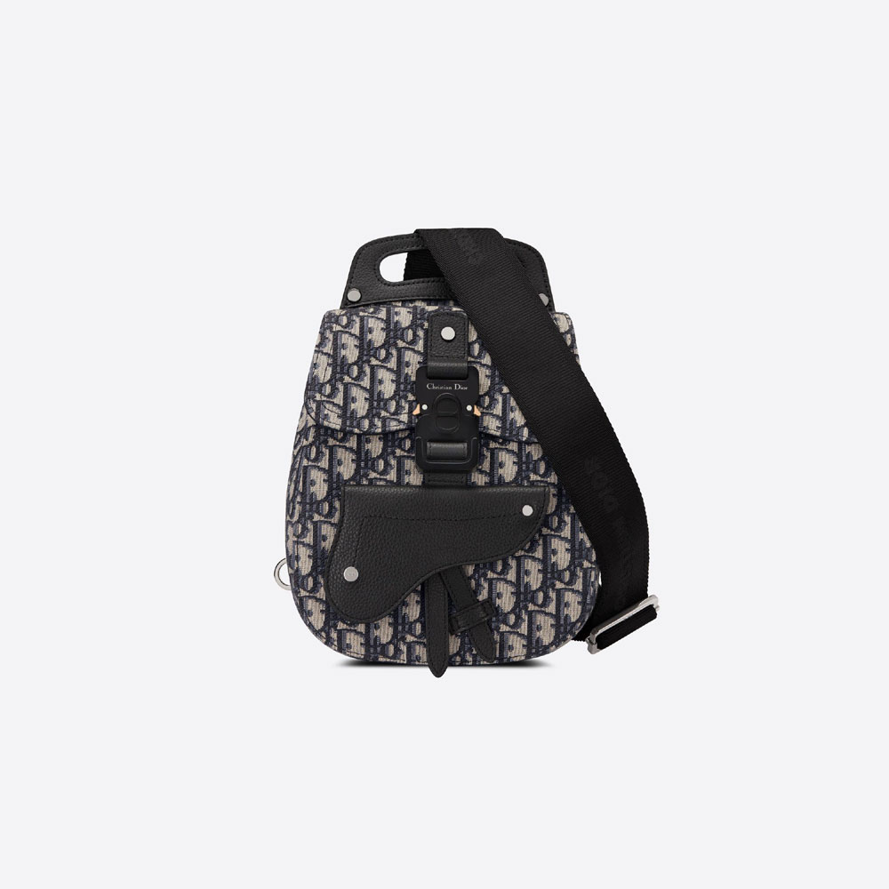 Dior Gallop Sling Bag Oblique Jacquard Grained Calfskin 1ADBO022YKY H27E