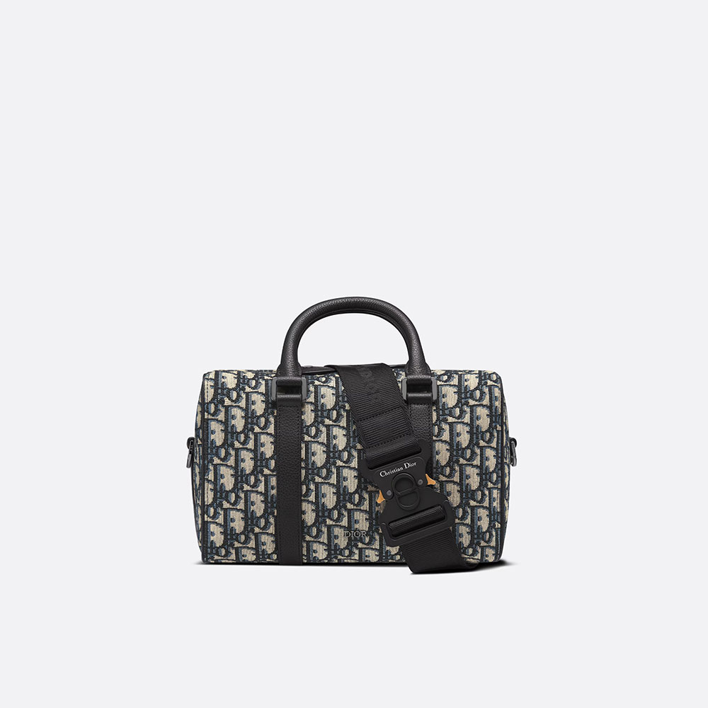Dior Lingot 26 Bag Beige and Black Dior Oblique Jacquard 1ADDU114YKY H27E
