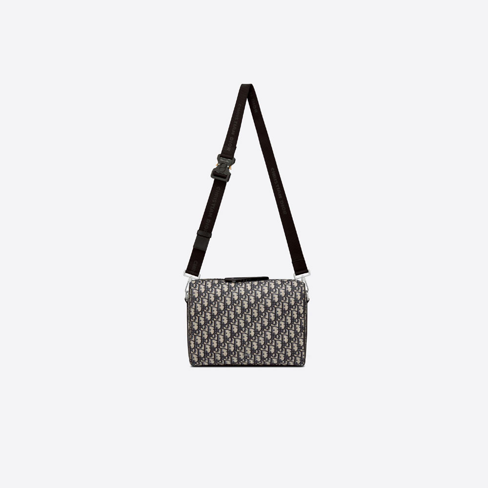 Dior Lingot Messenger Bag Oblique Jacquard Calfskin 1ADPO032YKY H27E - Photo-3
