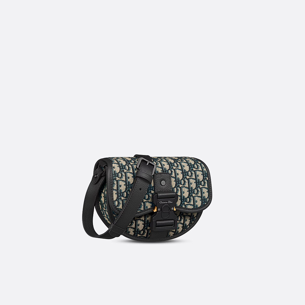 Mini Gallop Bag with Strap Dior Oblique Jacquard 1ADPO033YKY H27E - Photo-2
