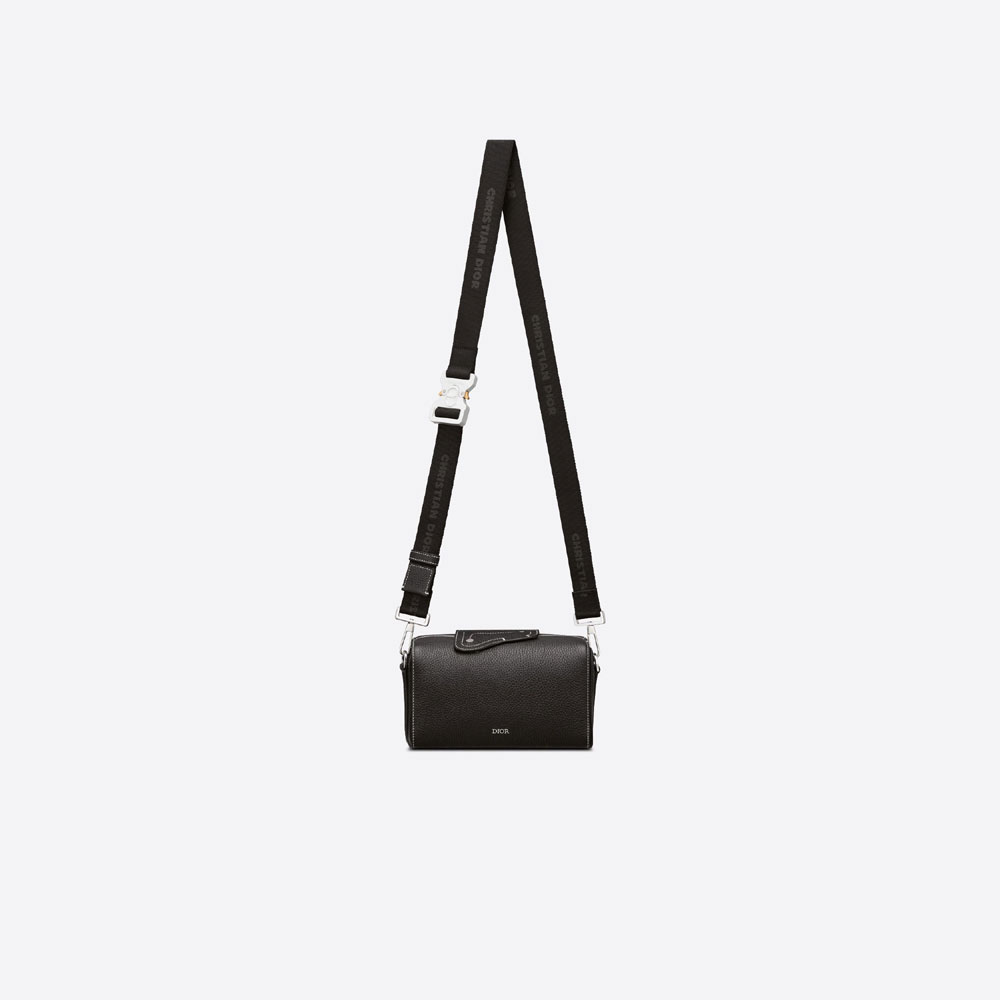 Dior Lingot 22 Bag Black Grained Calfskin 1ADPO249ULC H00N - Photo-3